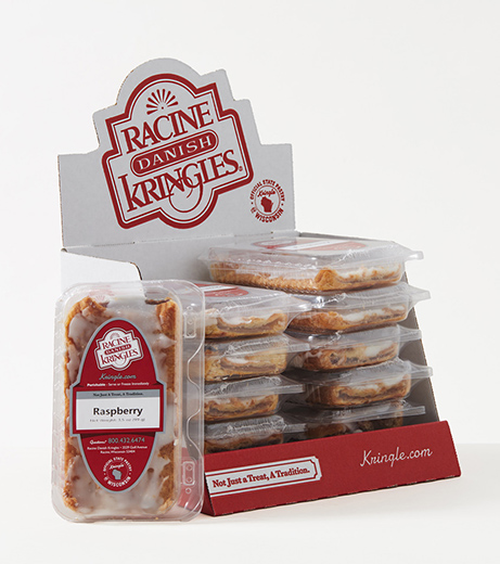 Racine Danish Kringles 12-Pack Single Serve